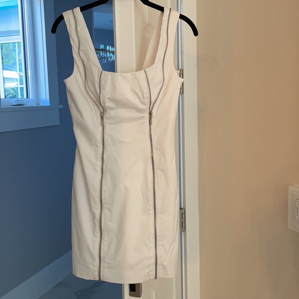 Bebe white dress